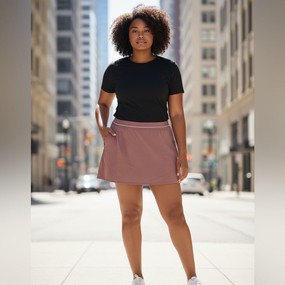Soybu Resort Skort Purple Athletic Skirt w Built-In Shorts – XXL – NWT